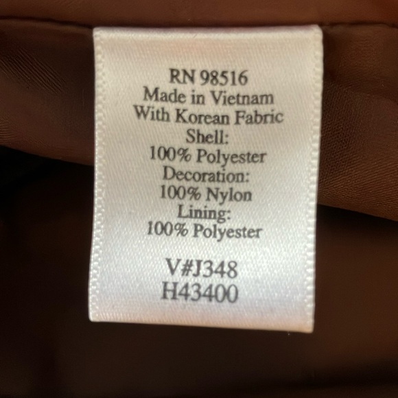 Coldwater Creek Chocolate Sleeveless Midi Gown - Picture 4 of 5